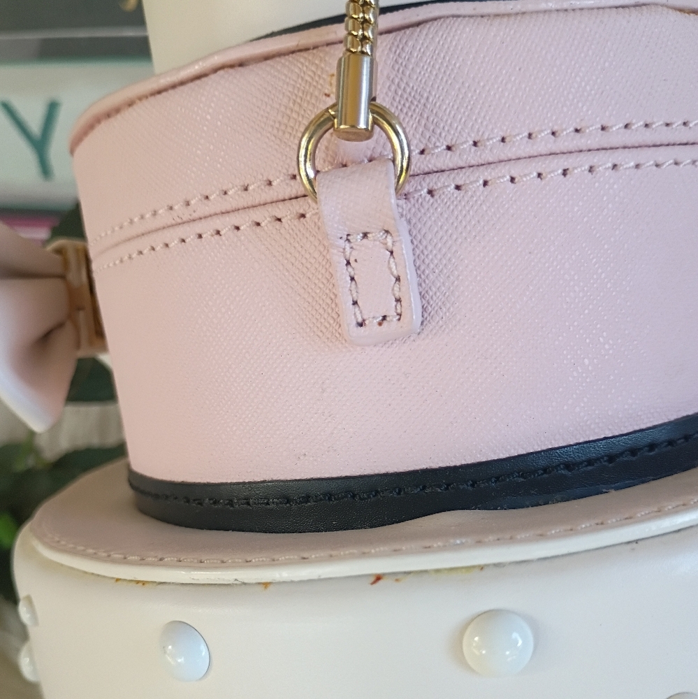 NEW Rare Kate Spade Wedding Belles Swan Pink White 3D Tiered Bridal Cake Clutch - Picture 11 of 16